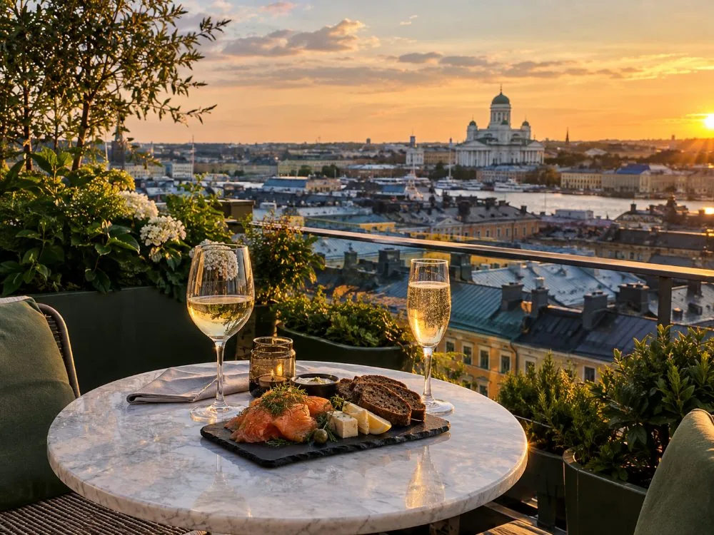 Helsinki: Kulinarische Tour mit Rooftop-Bar-Besuch